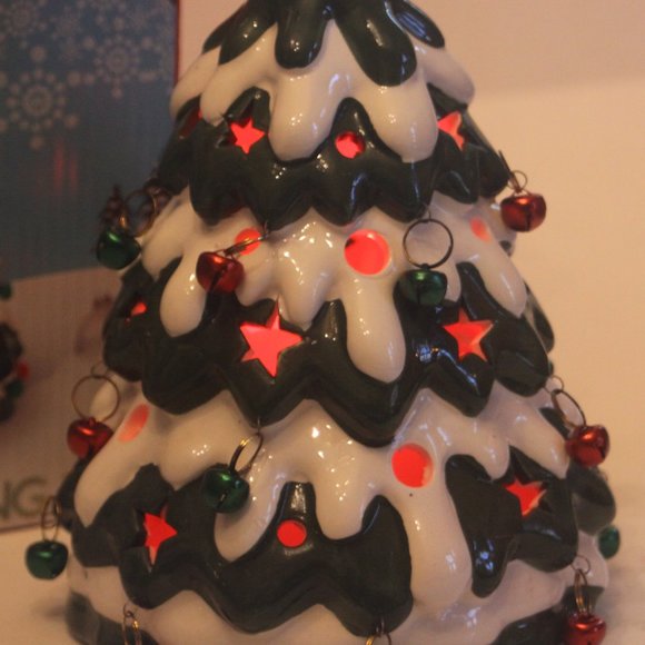 NEW IN BOX Holiday Luminaries Christmas Tree Ceramic Color Changing LED Loblolly - Picture 3 of 5